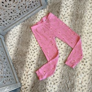 Baby GAP pink candy cane pants girls 5T Christmas holiday party girlhoodcore